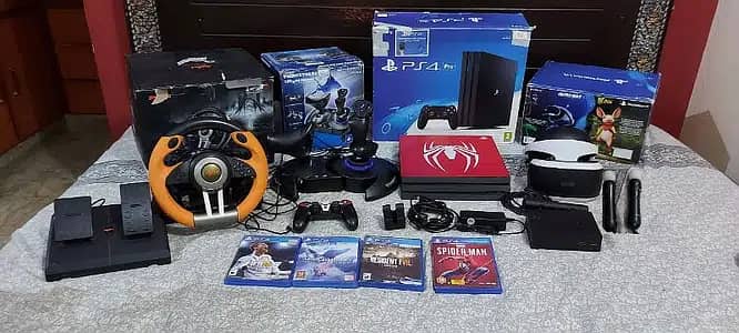 Sony PS4 Pro game 1TB playstation 4 pro With DVDS All O 0