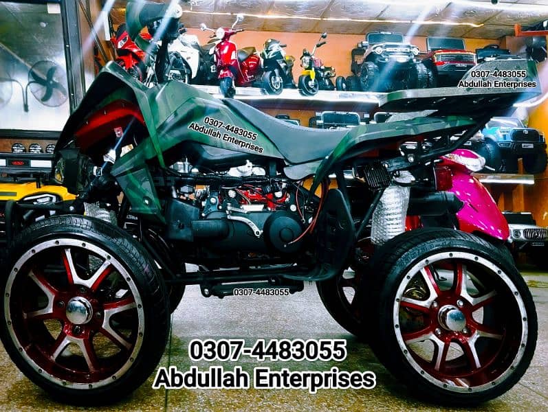 RAPTOR 250cc Dubai import Auto 14 no. Size ATV Quad Bike for sale 0