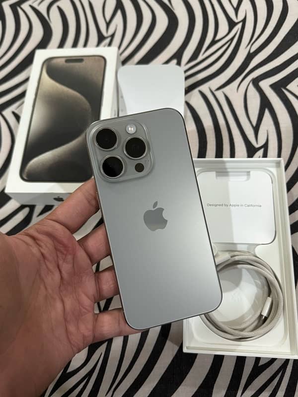 IPhone 15 Pro 128GB Non PTA Unlocked 0