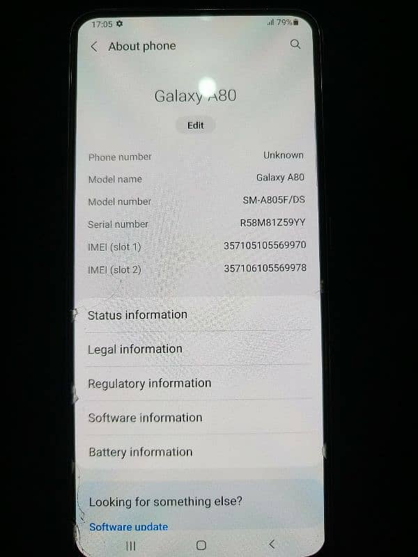 Samsung Galaxy A80 (8GB RAM, 128GB Memory) non-PTA 1