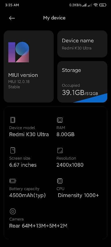 Redmi K30 ultra 512Gb Gaming Phone 4