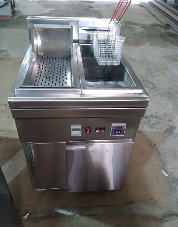 Delivery bag Slush Machine Used New Pizza Oven Fast food Setup Fryer 15