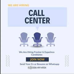 we are hiring in our call centre