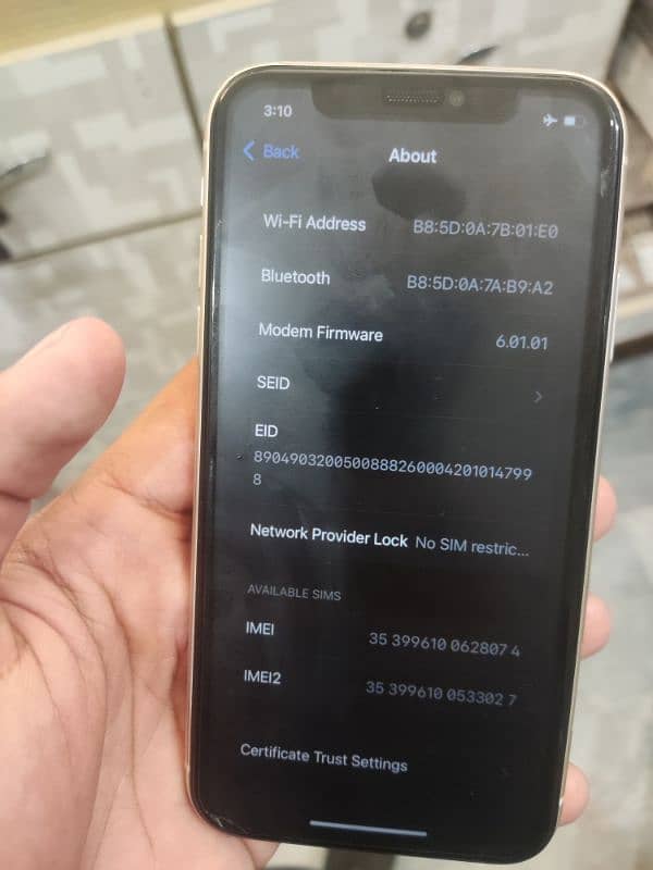 Iphone 11 128GB PTA Approved 6