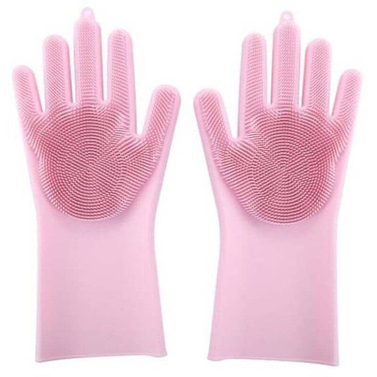 Magic Reusable Silicone cleaning gloves 2