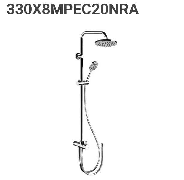 Shower Mixer, Hand Shower, Basin Mixer and Fan 4