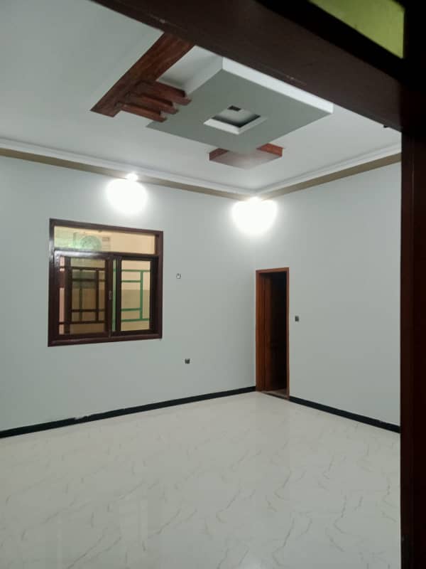 brand new three bed dd portion for rent in johar 1