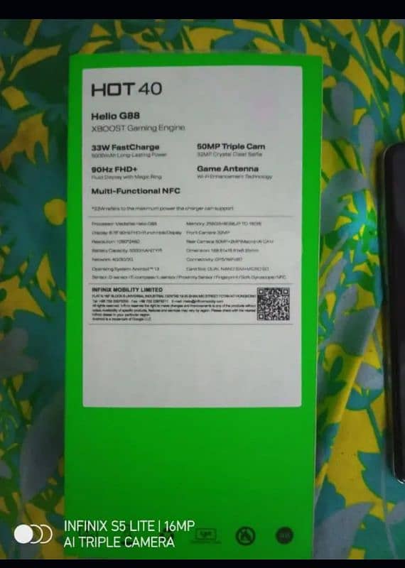 Infinix Hot 40 16+256gb 4