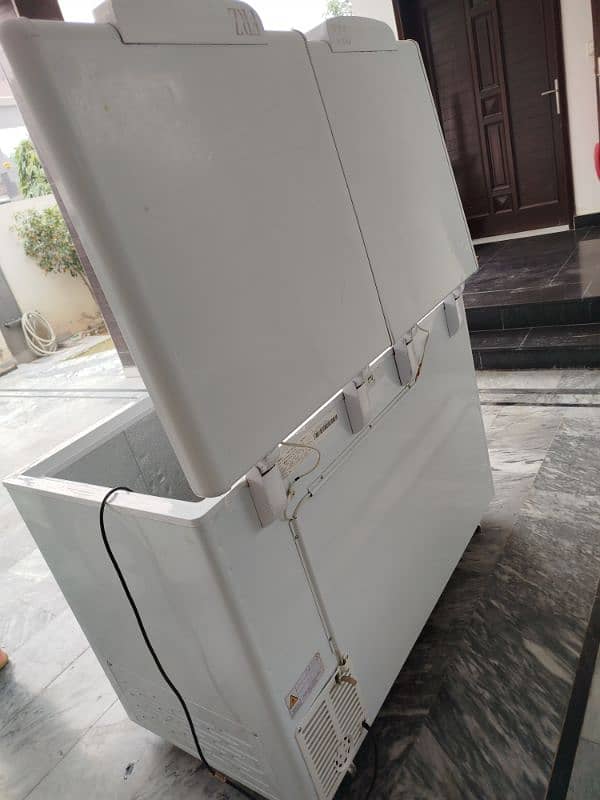 Haier HDF-385INV-04 Double Door Inverter deep freezer for Sale. 1