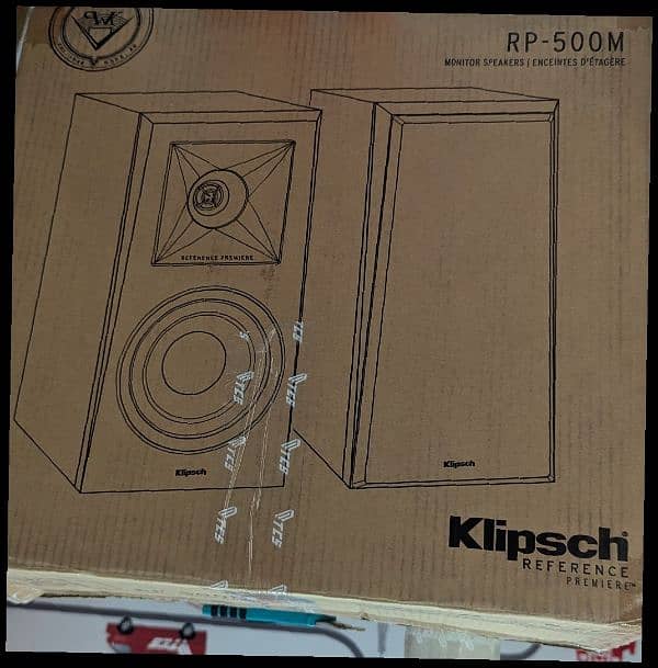 KLIPSCH RP500M LIKE KEF B&W B&O JBL SVS POLK AUDIO 0