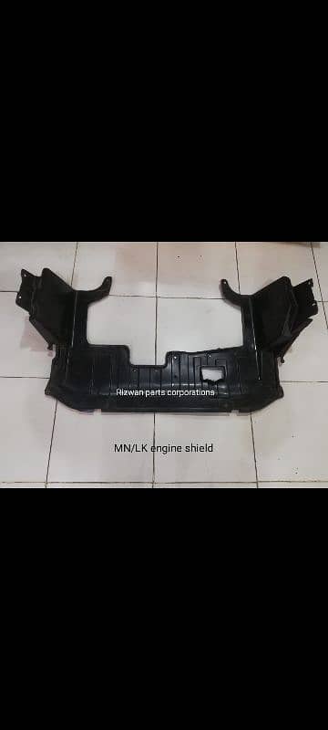 Honda and Toyota hard fender and engine shield 15