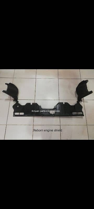 Honda and Toyota hard fender and engine shield 19