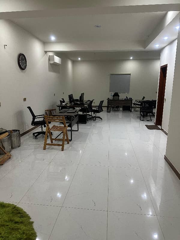 5 Marla Building 3rd Floor Hall Available For Office Use In Johar Town Near Expo Center 3