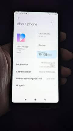 Xiaomi mi mix 2s 6/64 gb pta  patch ho jay ga