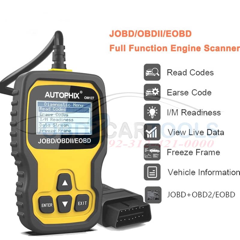 AutoPhix OM127 JOBD OBD2 EOBD OM127 Diagnostic Scanner 1