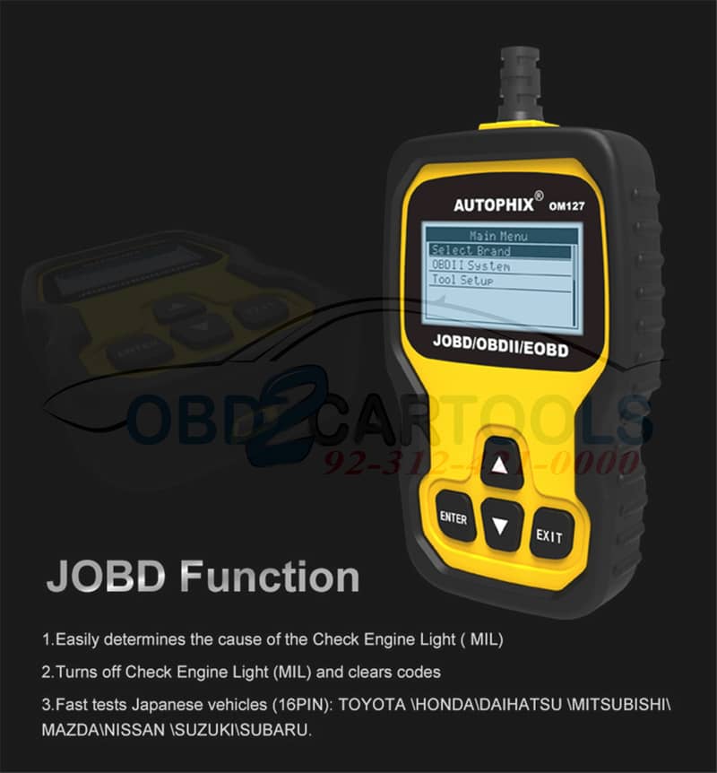 AutoPhix OM127 JOBD OBD2 EOBD OM127 Diagnostic Scanner 2