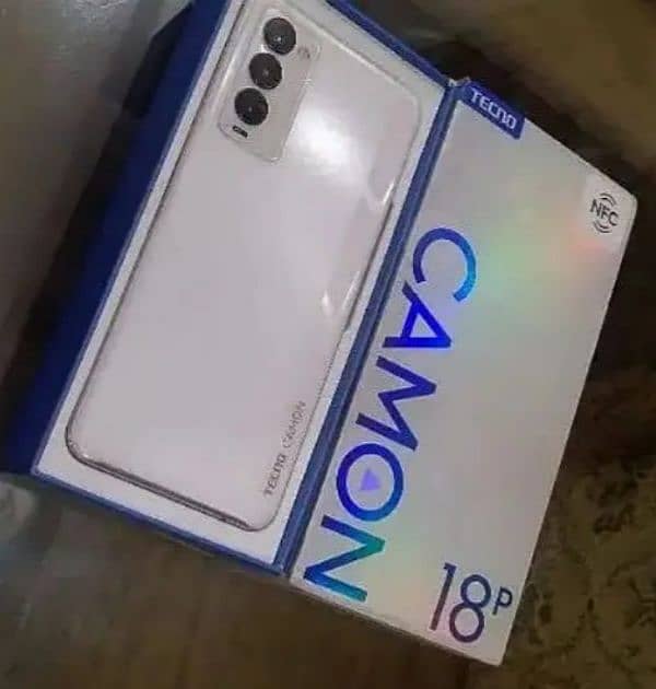 camon 18p 8gb 128gb full box with charger fast condition 10/10 only ca 0