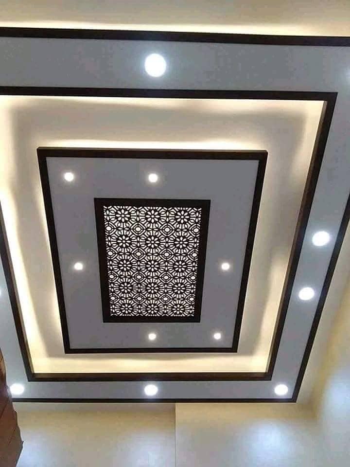 Gypsum Board Ceiling - Pop Fancy Ceiling - Office Ceiling-room ceiling 11