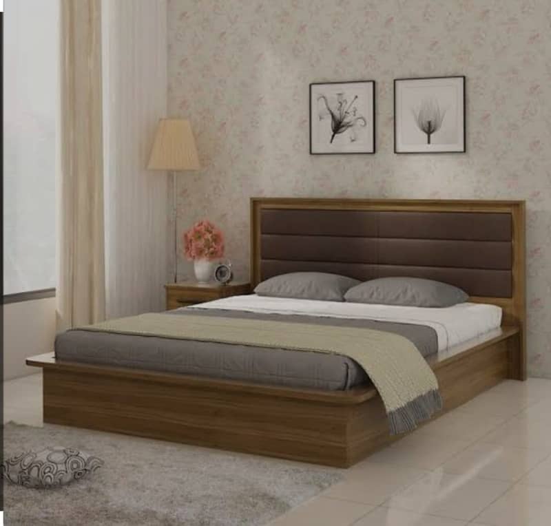 Bed Set - King Size Bed - Double Bed - Solid Bed - Wooden Bed Set 7