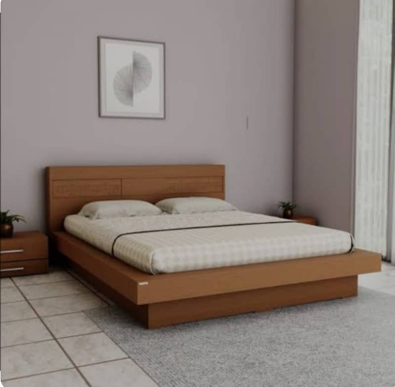 Bed Set - King Size Bed - Double Bed - Solid Bed - Wooden Bed Set 16