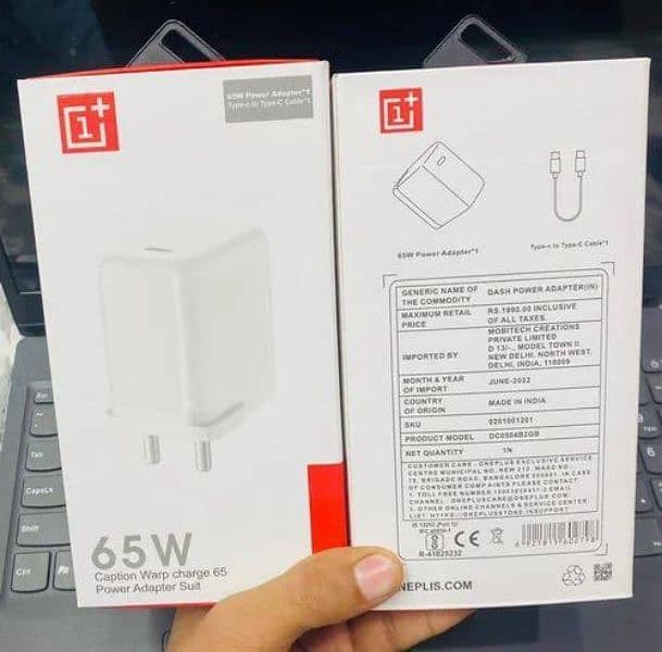 OnePlus 65W Warp Charger | Type-C Fast Charger 1