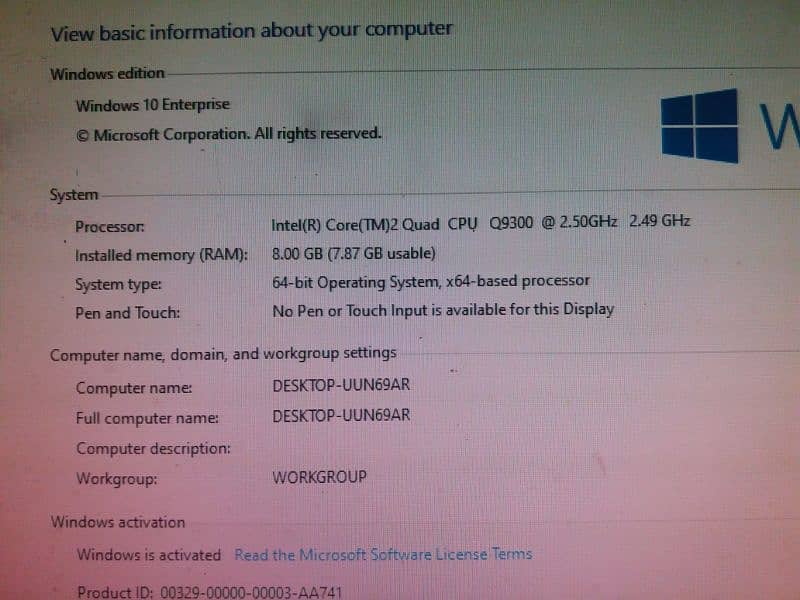 Dell Optiplex 780 Quad Core 8gp ram 1tb Hard graphiccard install 4