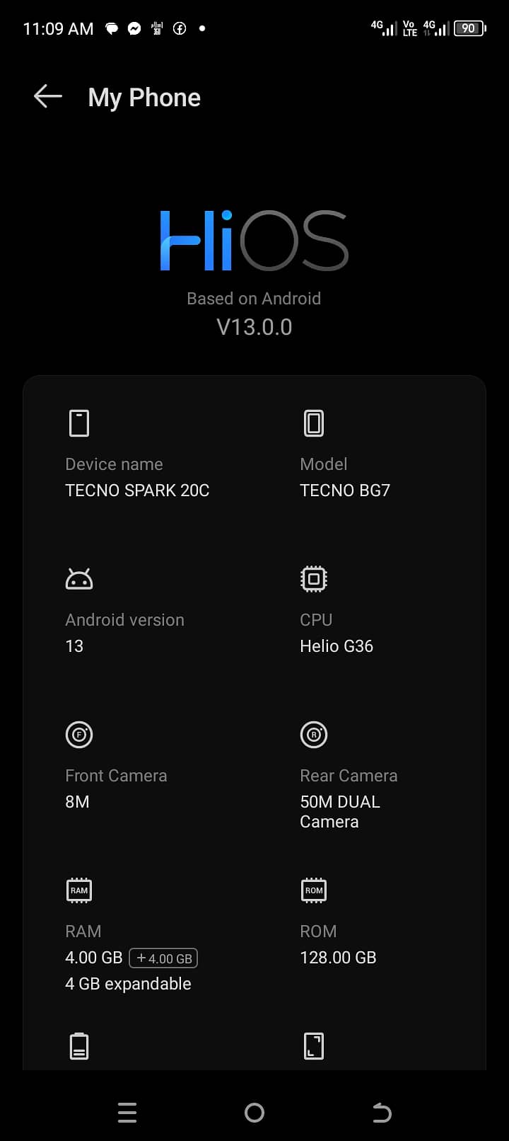 Tecno Spark 20C 8