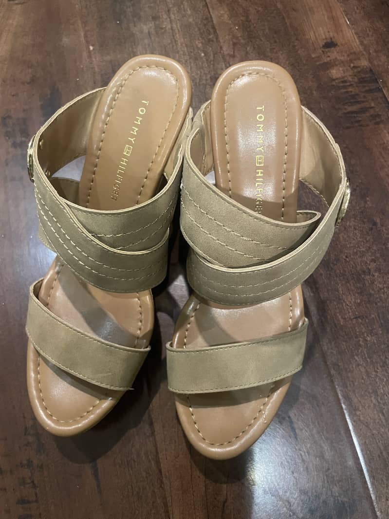 Tommy Hilfiger Original Wedges AND Comfortable Clarks Wedges 1