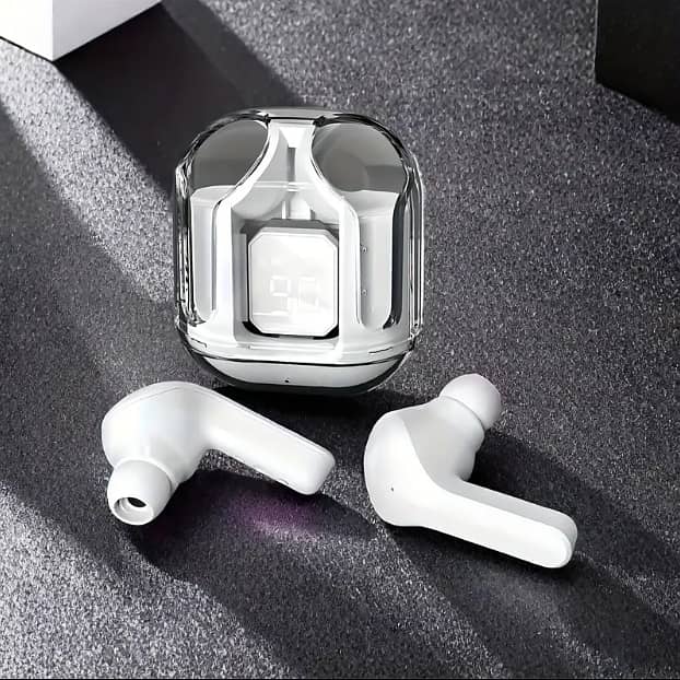 Air 39 Wireless Transparent Earbuds - Gaming, Super Bass, LED Display 3