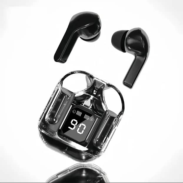 Air 39 Wireless Transparent Earbuds - Gaming, Super Bass, LED Display 5