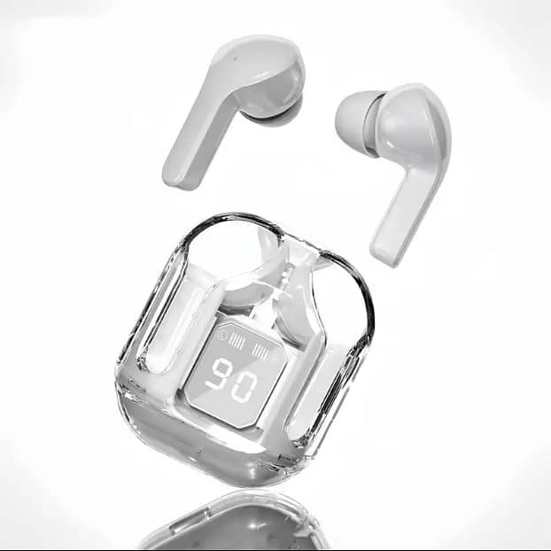 Air 39 Wireless Transparent Earbuds - Gaming, Super Bass, LED Display 8