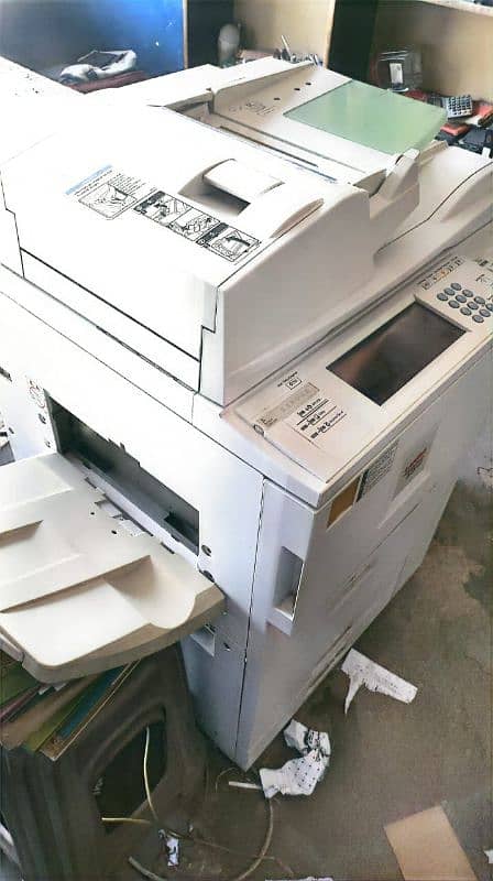 Ricoh MP 2075 with paper binder and pinning  finisher In new Condition 2