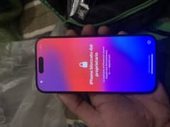 Apple iPhone 15 Pro icloud locked