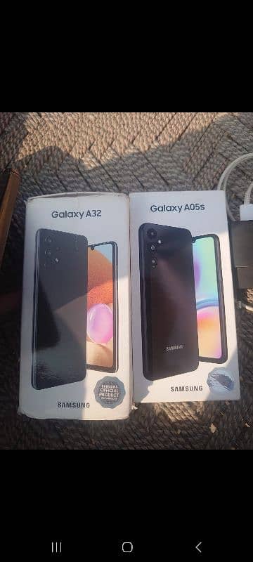 Samsung galaxy A05s new wrenty ma or Samsung a32 ha exchange possible 6