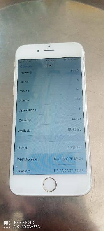 iPhone 6/64gb PTA approved with cover 2