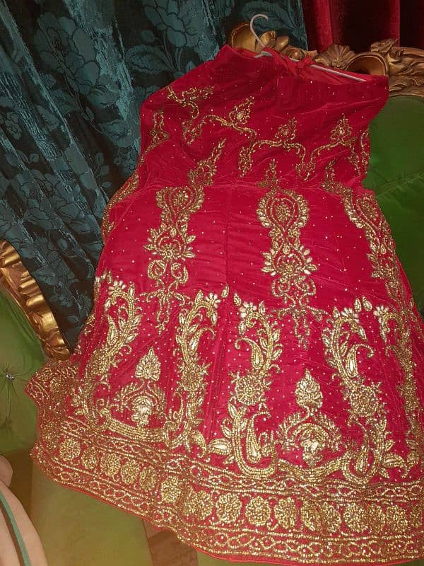 Wedding lehenga without blouse 1