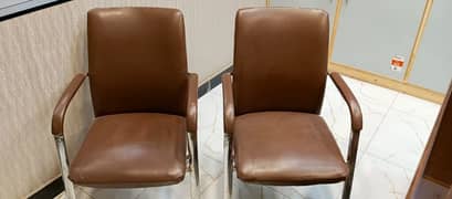 Two Visiting Chairs.      0/3/3/6/2/0/8/4/7/9/5