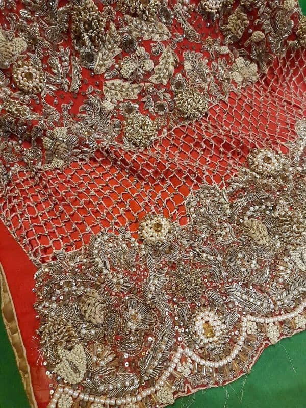 Red Wedding lehenga 4