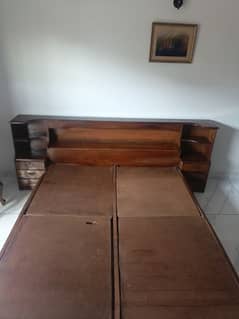 Pure wooden bed for sale