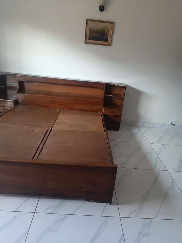 Pure wooden bed for sale 1