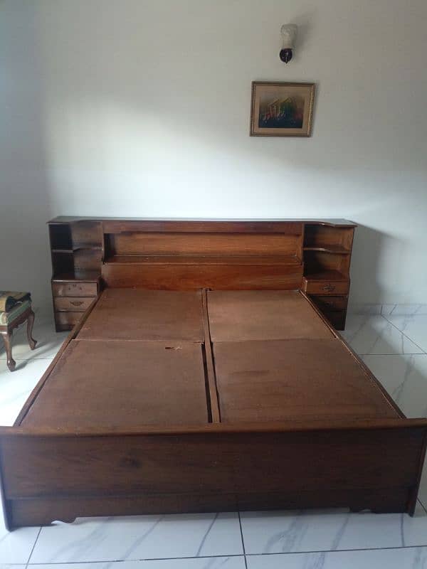 Pure wooden bed for sale 2