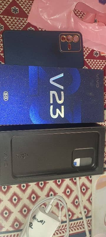 Vivo V23 Lush Condition Full Box 10