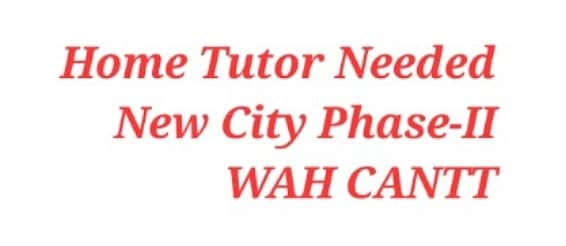 Home Tutor for Nursey Student 0