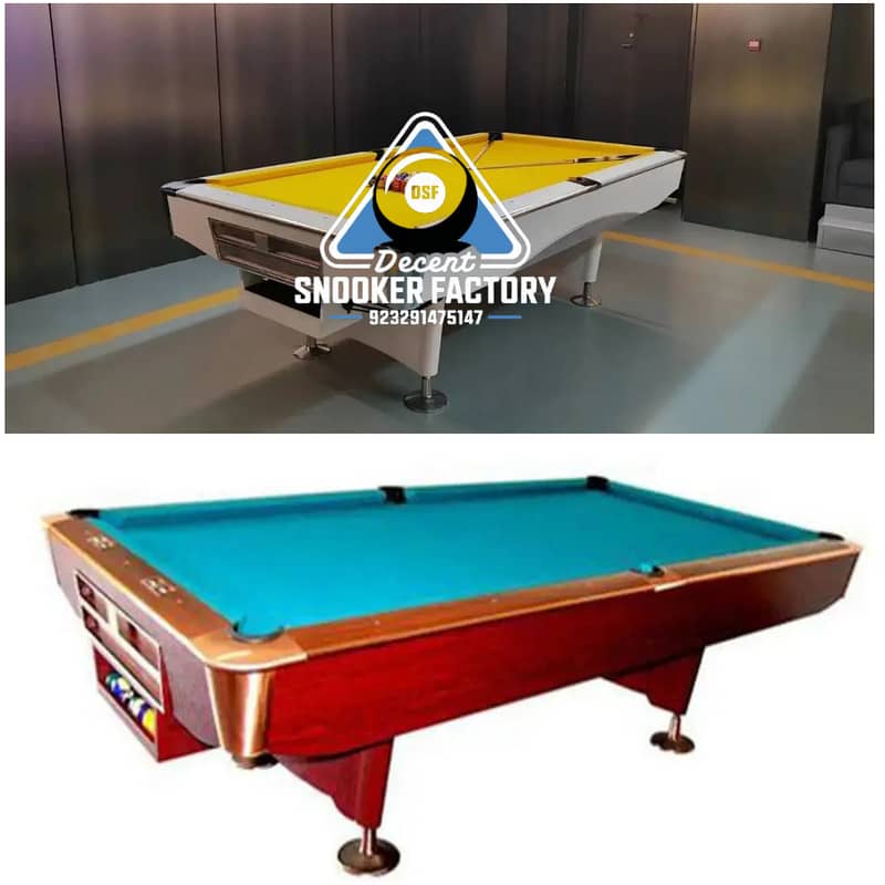 Pool & Billiard Table | Snooker | Decent | Sale | for home & club 0