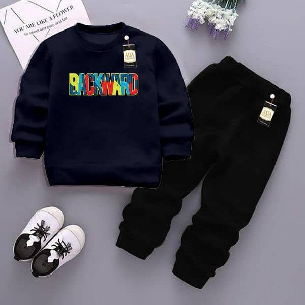 _Winter Collection For Kids Sweatshirt +Trouser 1