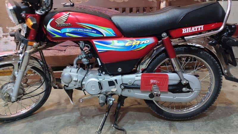 honda 70cc bike Bilkol ok hy  koi damge nai hy saf pice hy 5