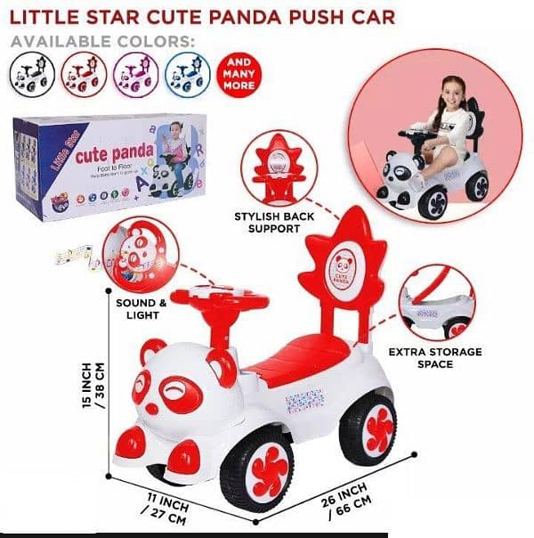 Kids Stroller Ridding Car 5