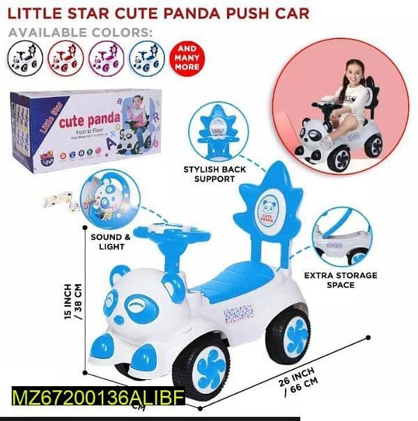 Kids Stroller Ridding Car 6