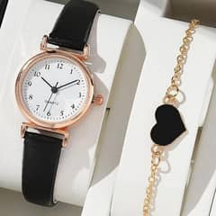 Korean fashion small Dial women's leather watch