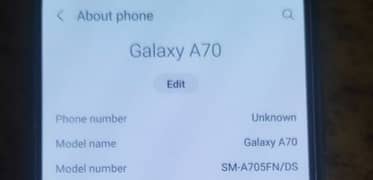 SAMSUNG A70. fingerprint okay 03104489479